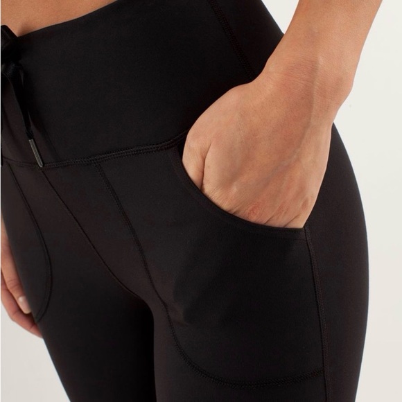 Lululemon Skinny Will Pant Yoga Black Womens Size 10 - Picture 2 of 14